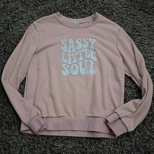 Sassy Little Soul pink sweater